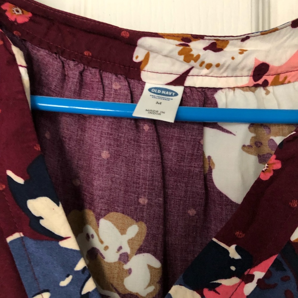 Old Navy fall floral dress